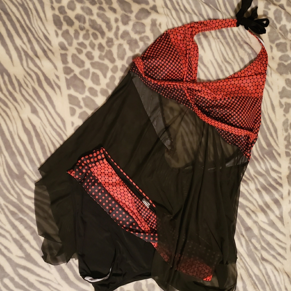 Two piece swim suit